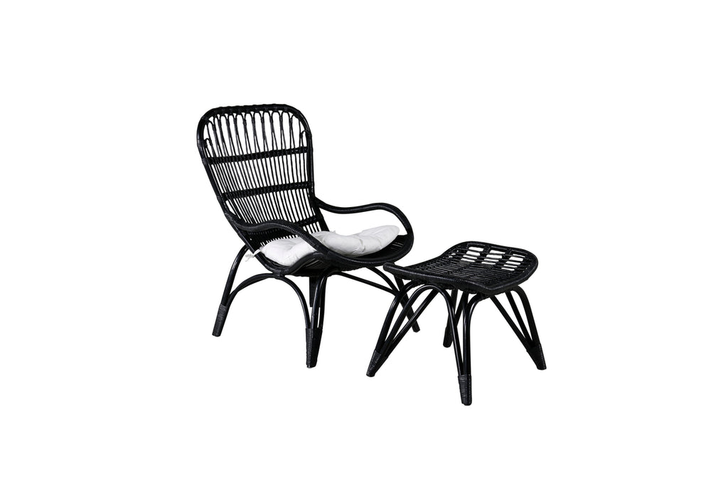 Ella Loungefåtölj Svart