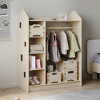 Offener Kinderkleiderschrank in Form eines Hauses BusyKids – BusyKids