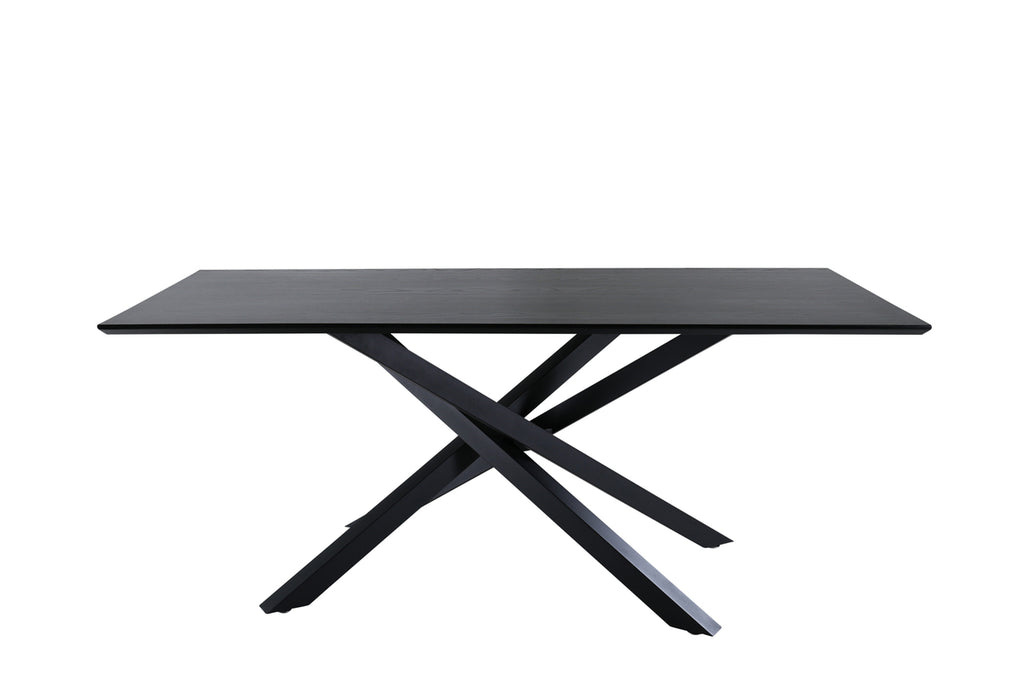 Piazza Matbord – 180x90 Svart