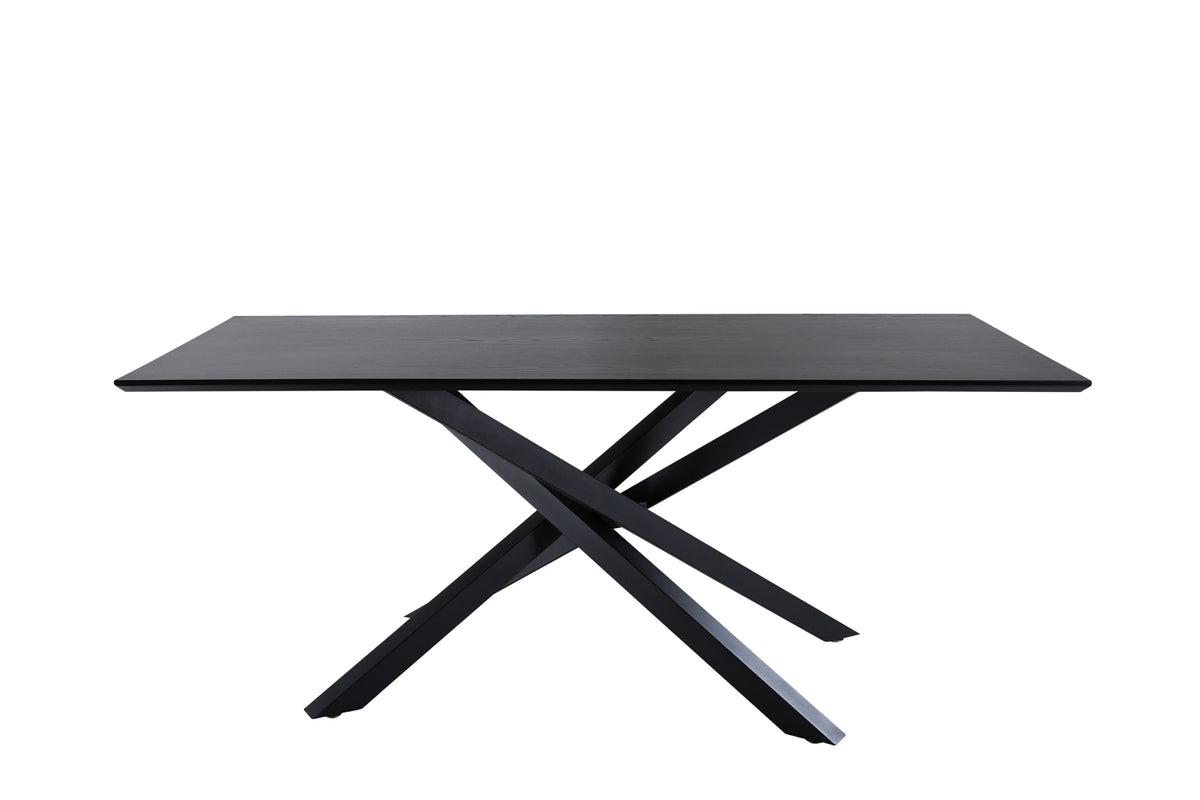 Piazza Matbord – 180x90 Svart