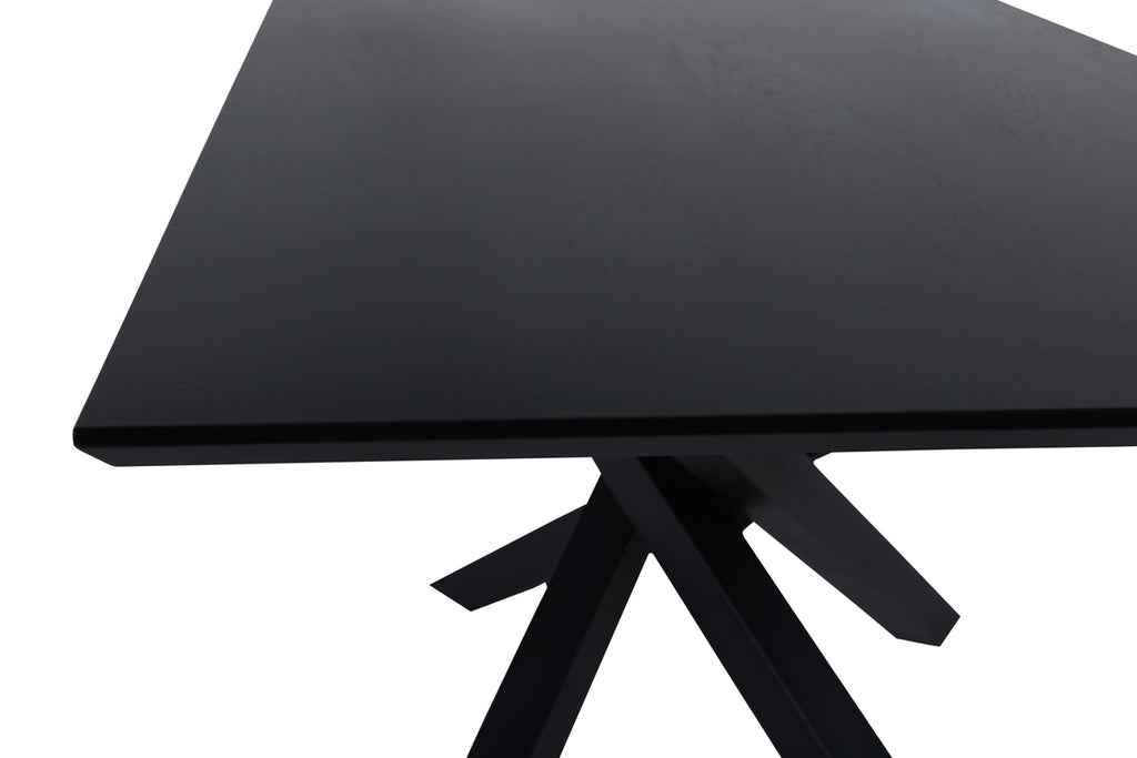 Piazza Matbord – 180x90 Svart