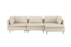 Zero 3-sits L-soffa Beige