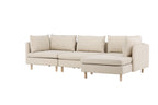 Zero 3-sits L-soffa Beige