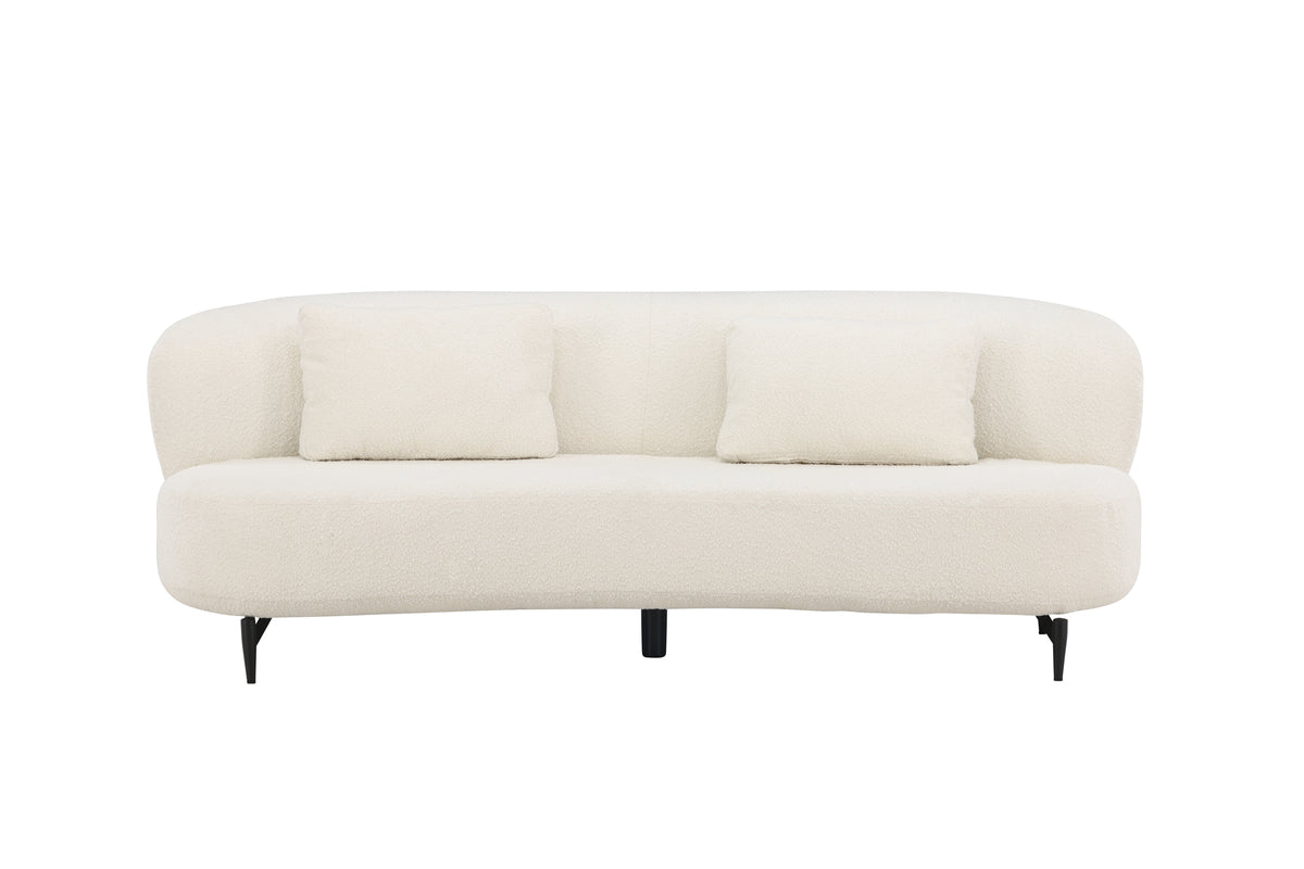 Luna 3-sits soffa Vit