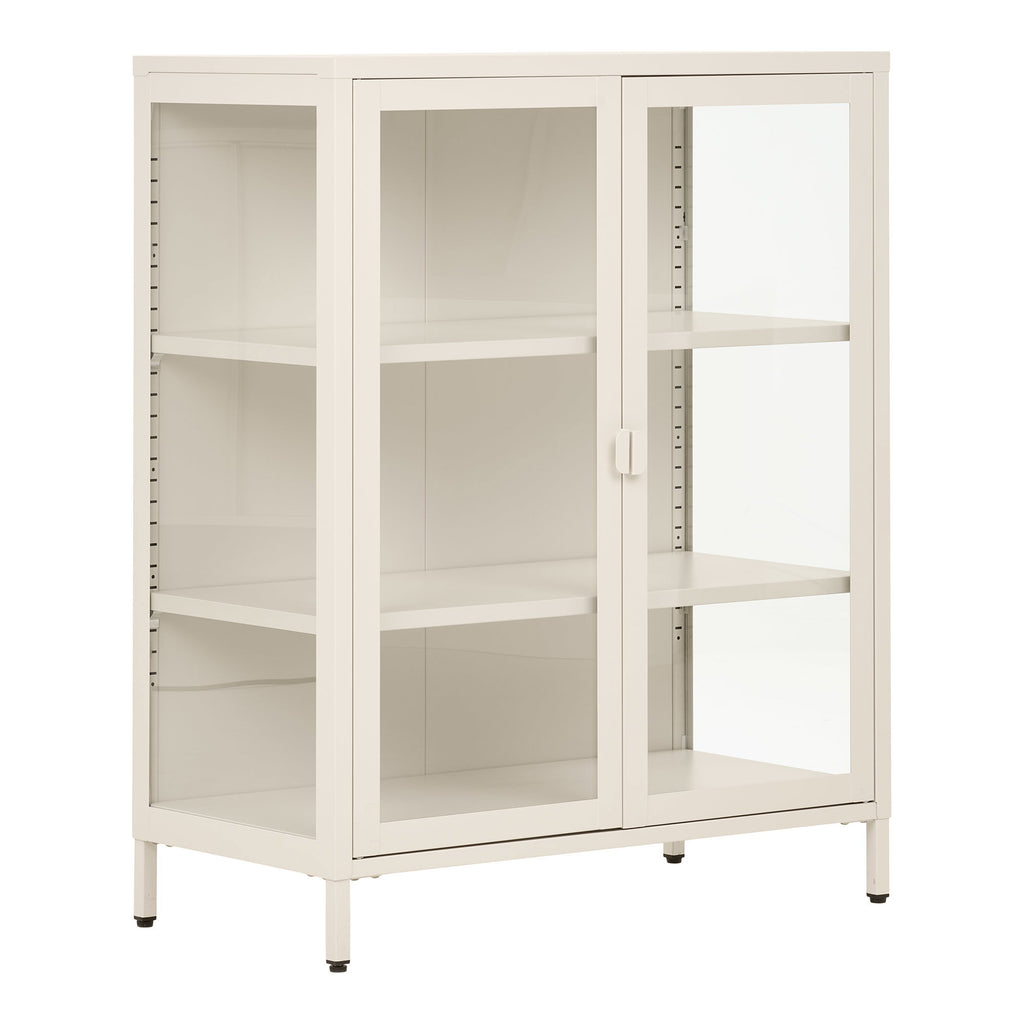 Brisbane Display Cabinet – Off White (101 x 80 x 40 cm)