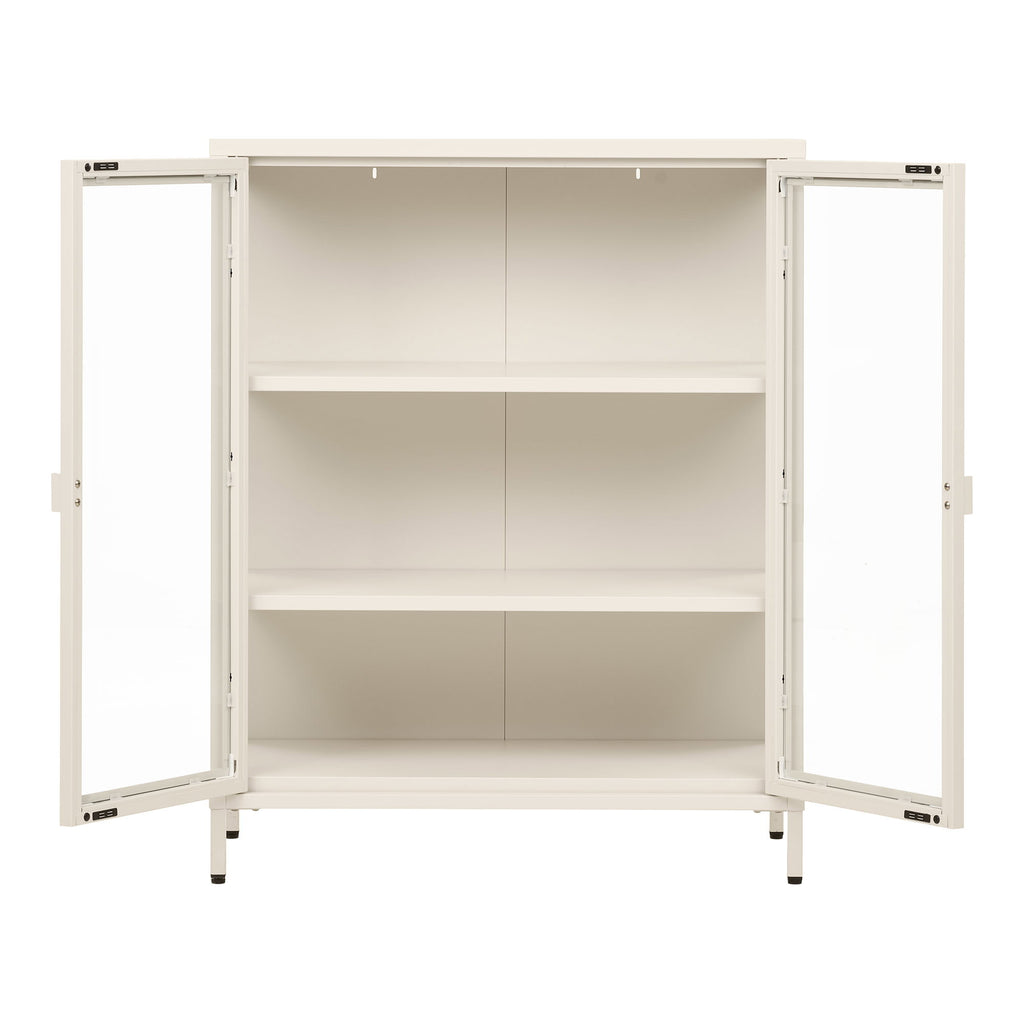 Brisbane Display Cabinet – Off White (101 x 80 x 40 cm)