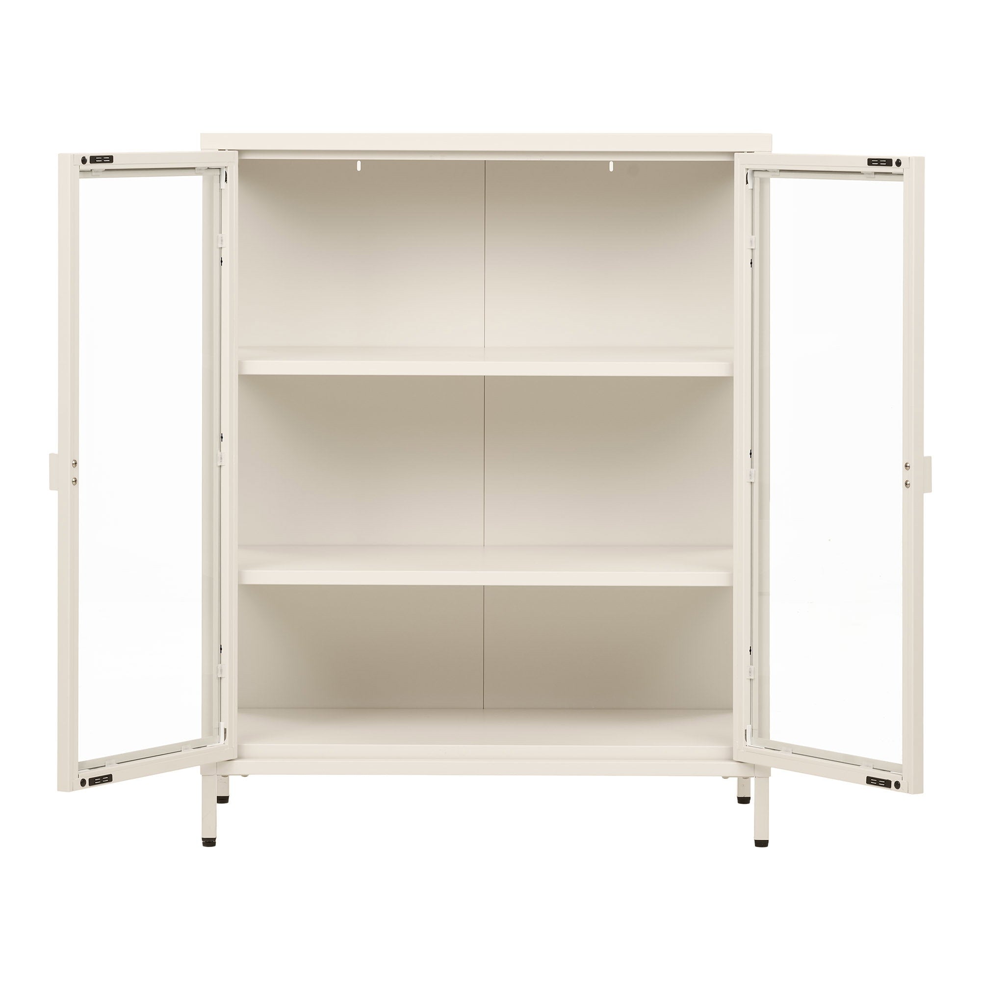 Brisbane Display Cabinet – Off White (101 x 80 x 40 cm)