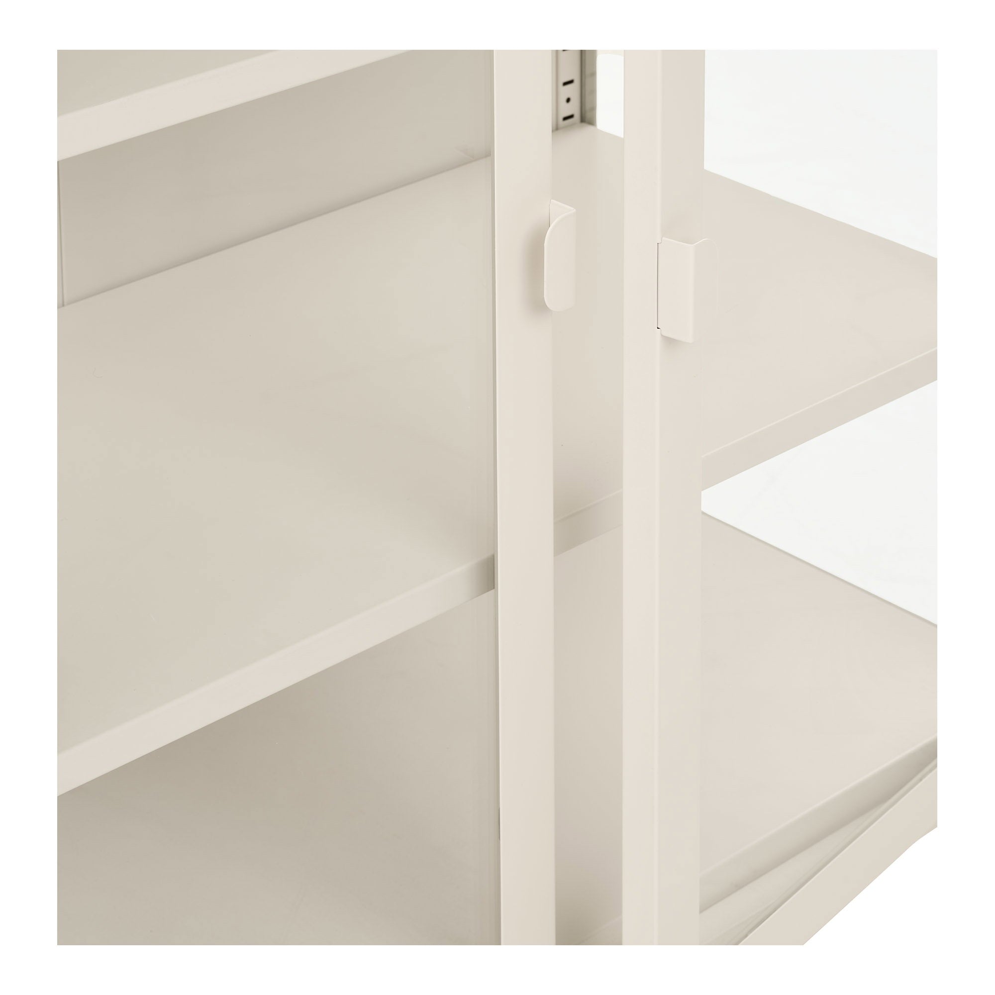 Brisbane Display Cabinet – Off White (101 x 80 x 40 cm)