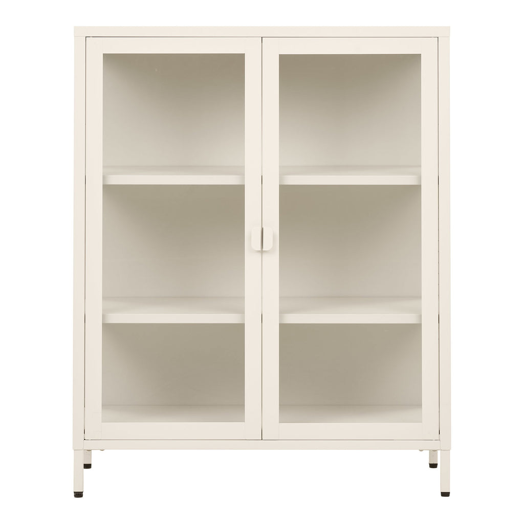 Brisbane Display Cabinet – Off White (101 x 80 x 40 cm)