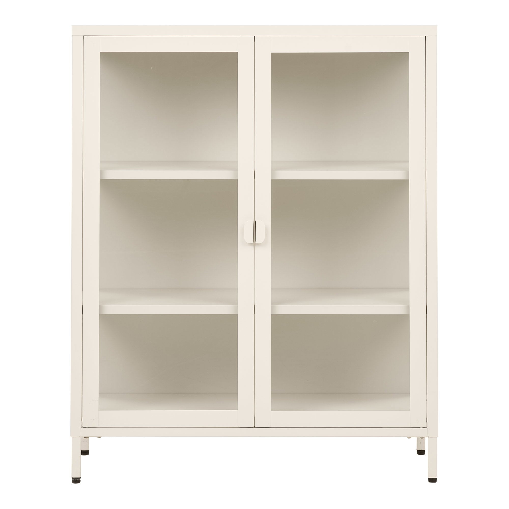 Brisbane Display Cabinet – Off White (101 x 80 x 40 cm)