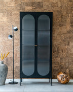 Adelaide Vitrinskåp – Svart