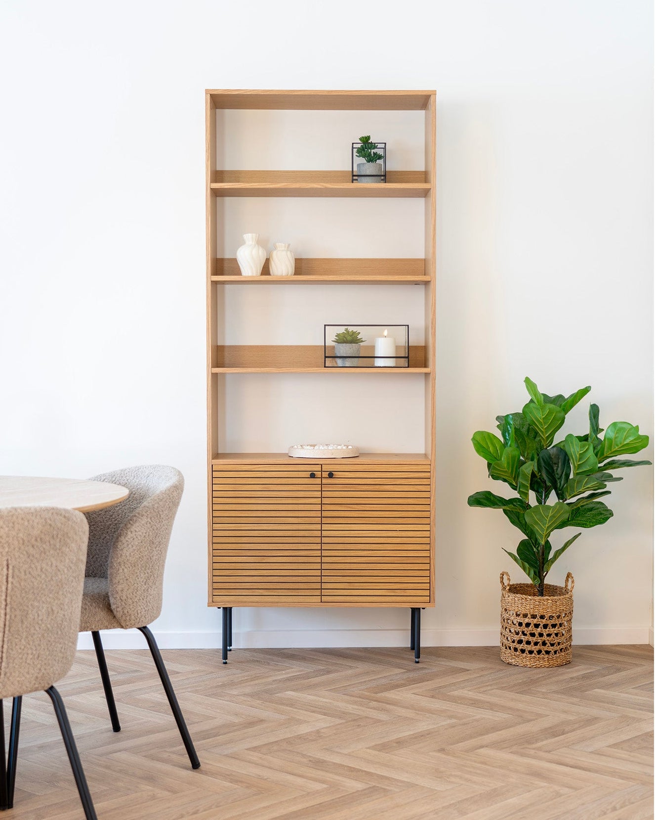 Kyoto Bokhylla – Natur Ek