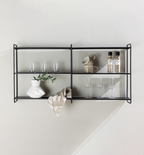 Lyon Hyllor 18 x 63 x 122 Svart