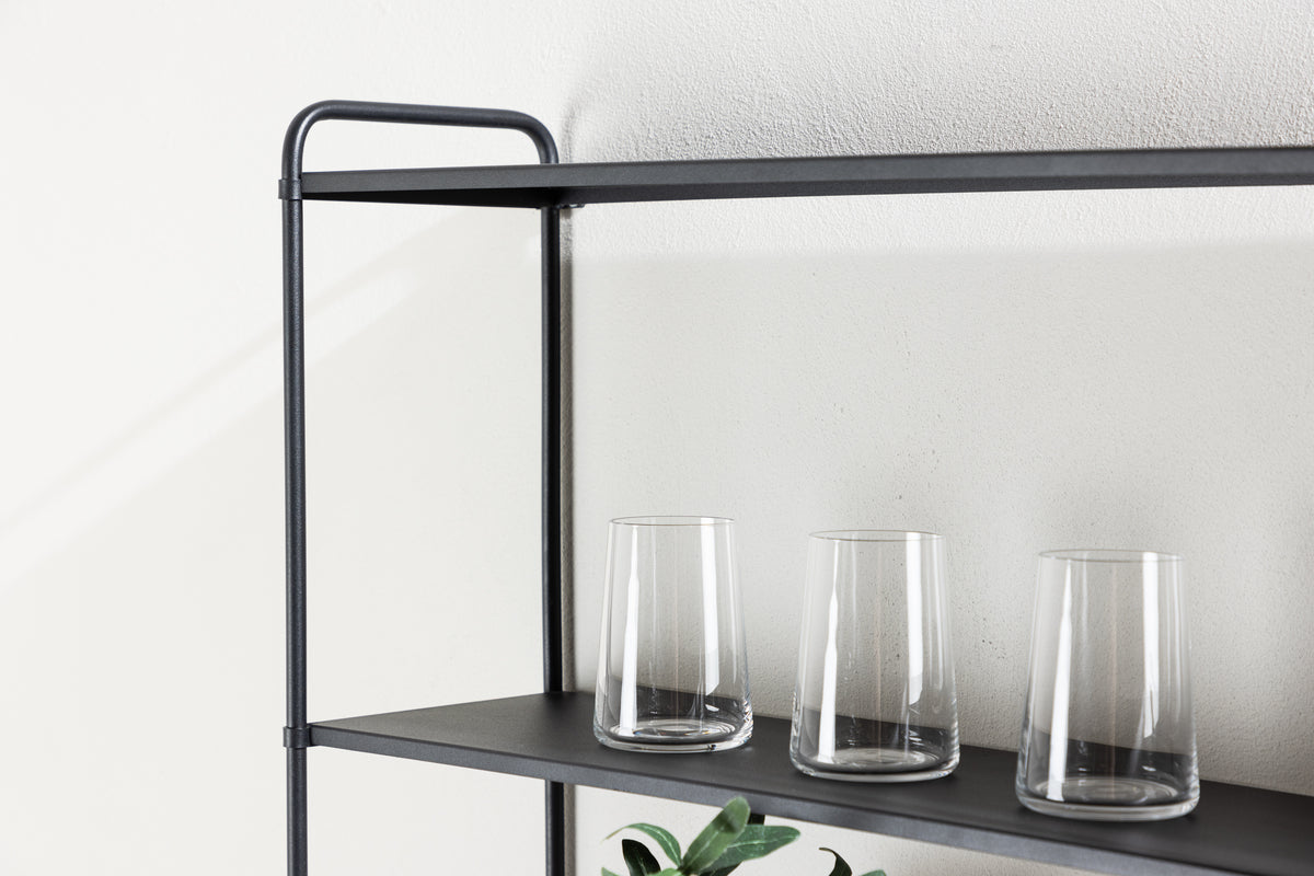 Lyon Hyllor 18 x 63 x 122 Svart