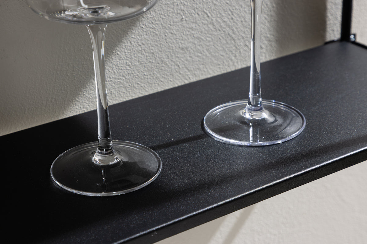 Lyon Hyllor 18 x 63 x 122 Svart