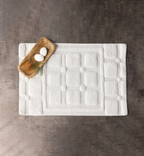 Putte Rektangulära Mattor 90 x 60 Vit