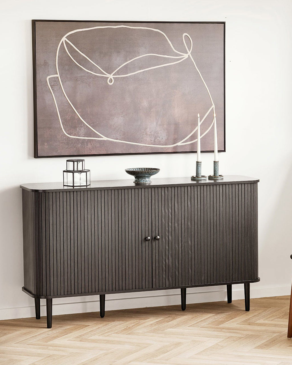 Nikо Skänk – Svart 140 cm