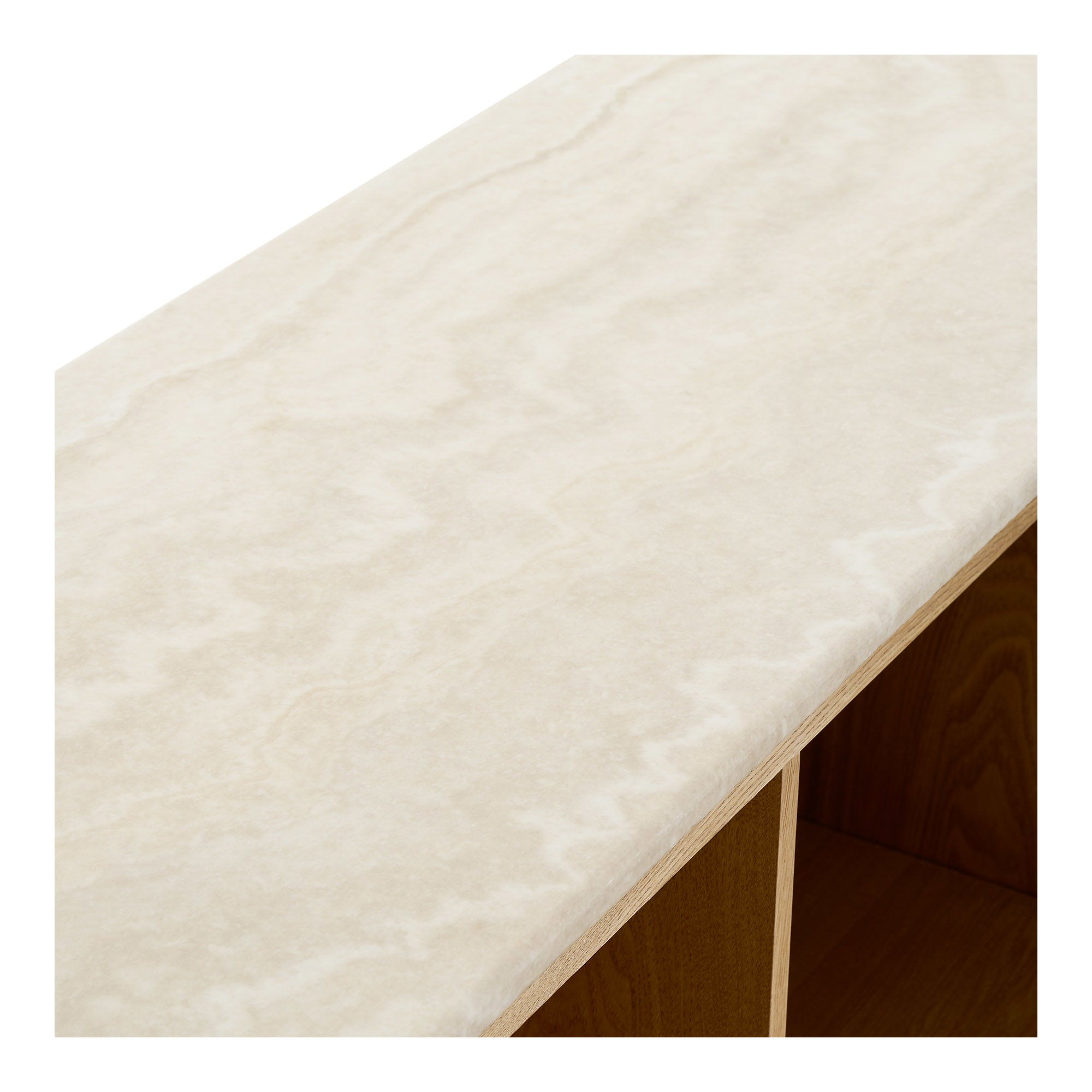 Larvik Skänk i Natur Ek / Off-White – 180x40x85 cm