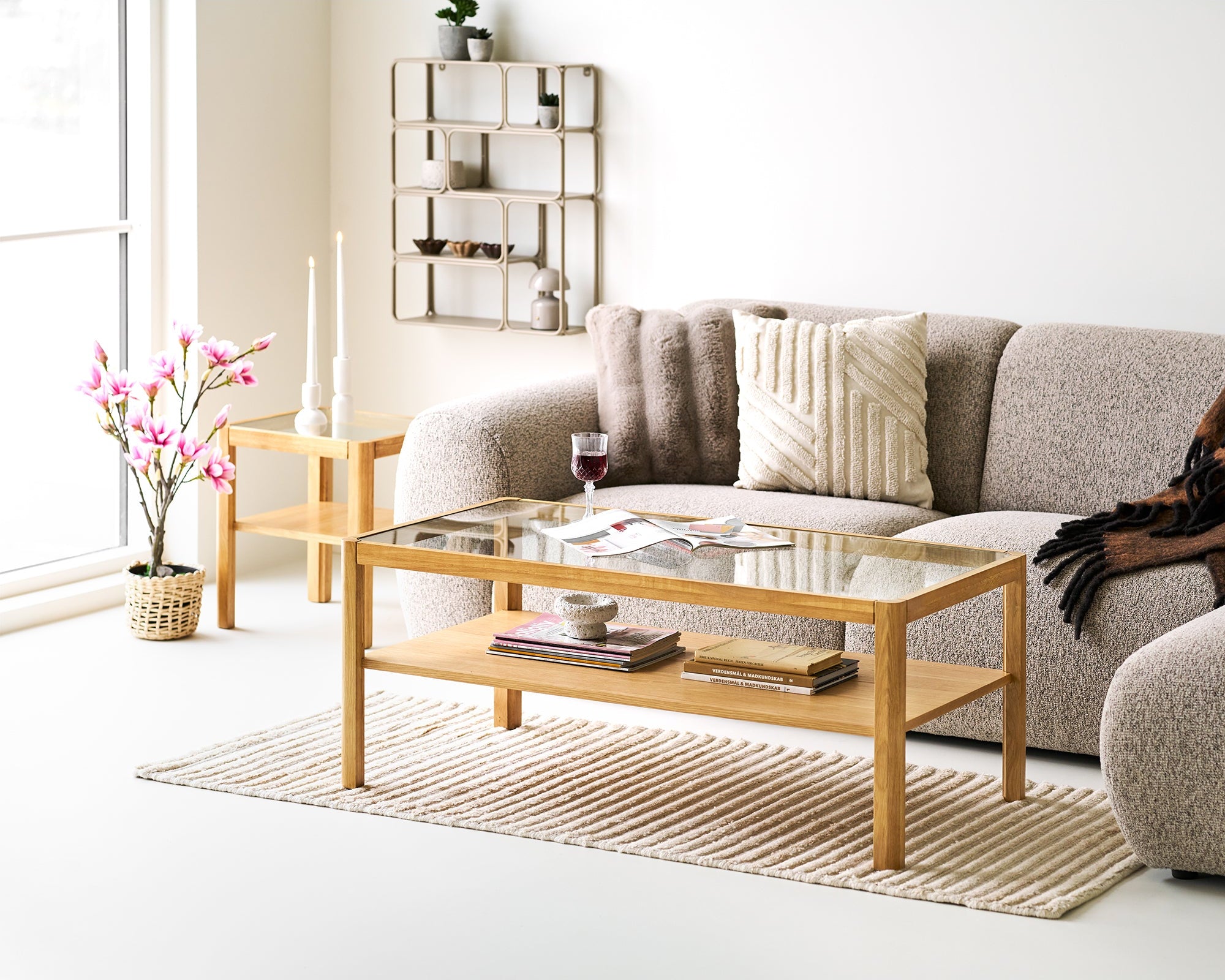 Lanciano Vägghylla – Beige