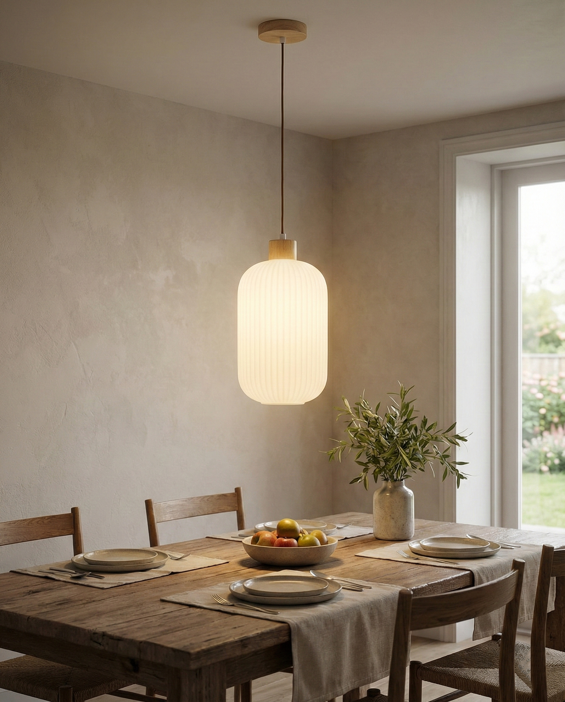 Argalo Pendel – Glas & Trä