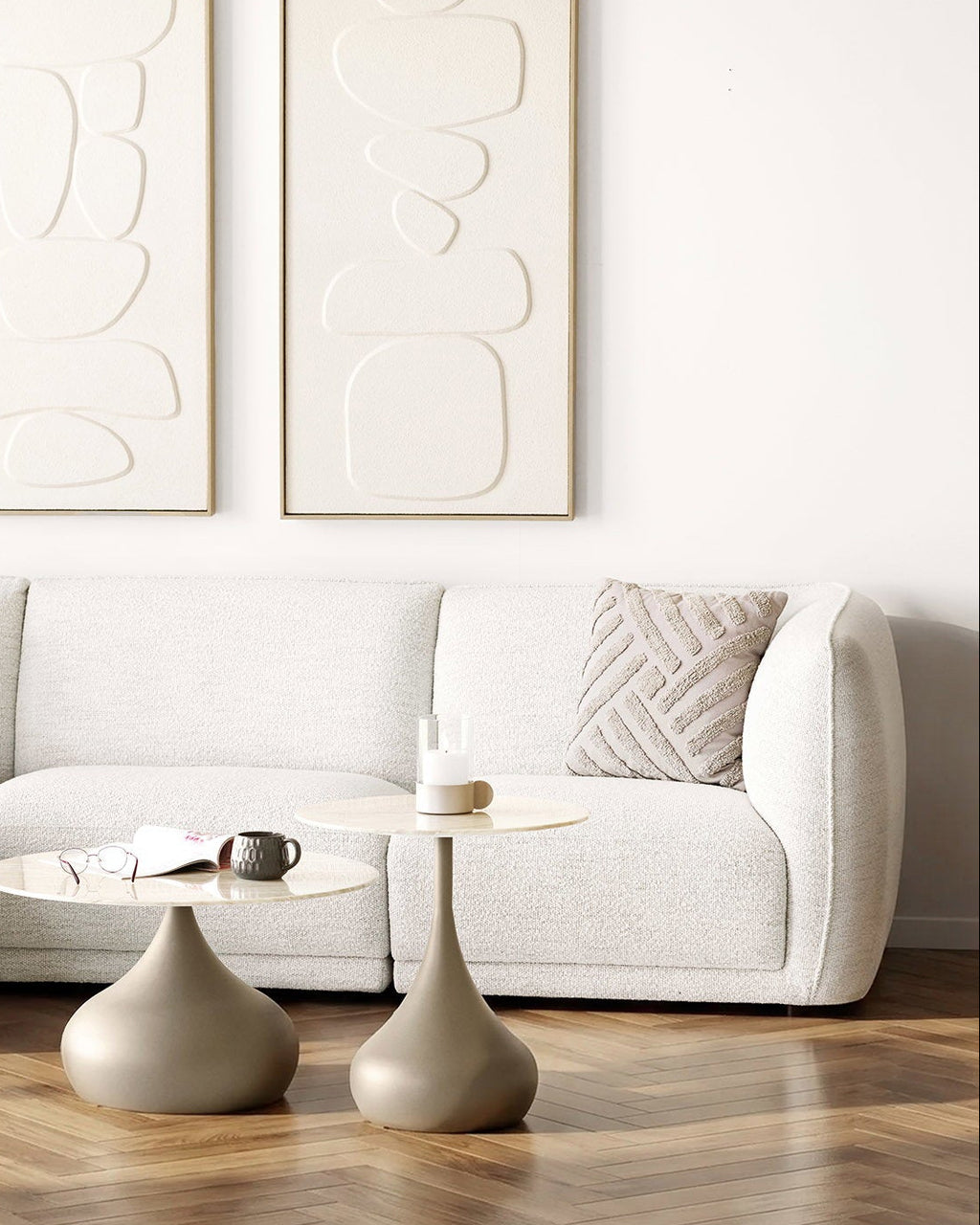 Albany Kudde – Mörk sand (45 x 45 cm)