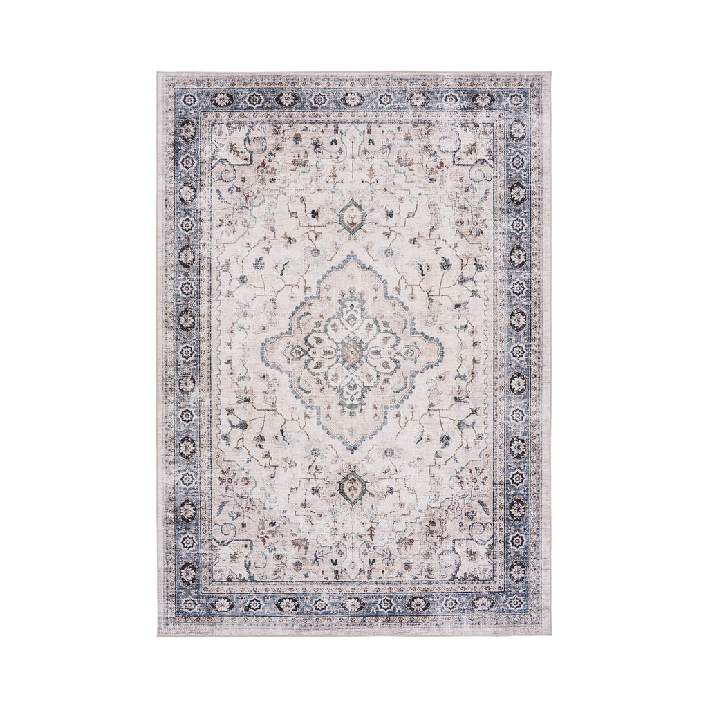 Havana Matta – Off white / Beige / Dammblå (160 x 230 cm)