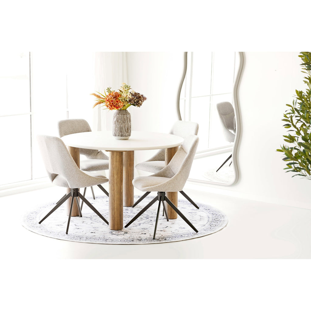 Havana Matta – Off white / Beige / Dammblå ø200 cm