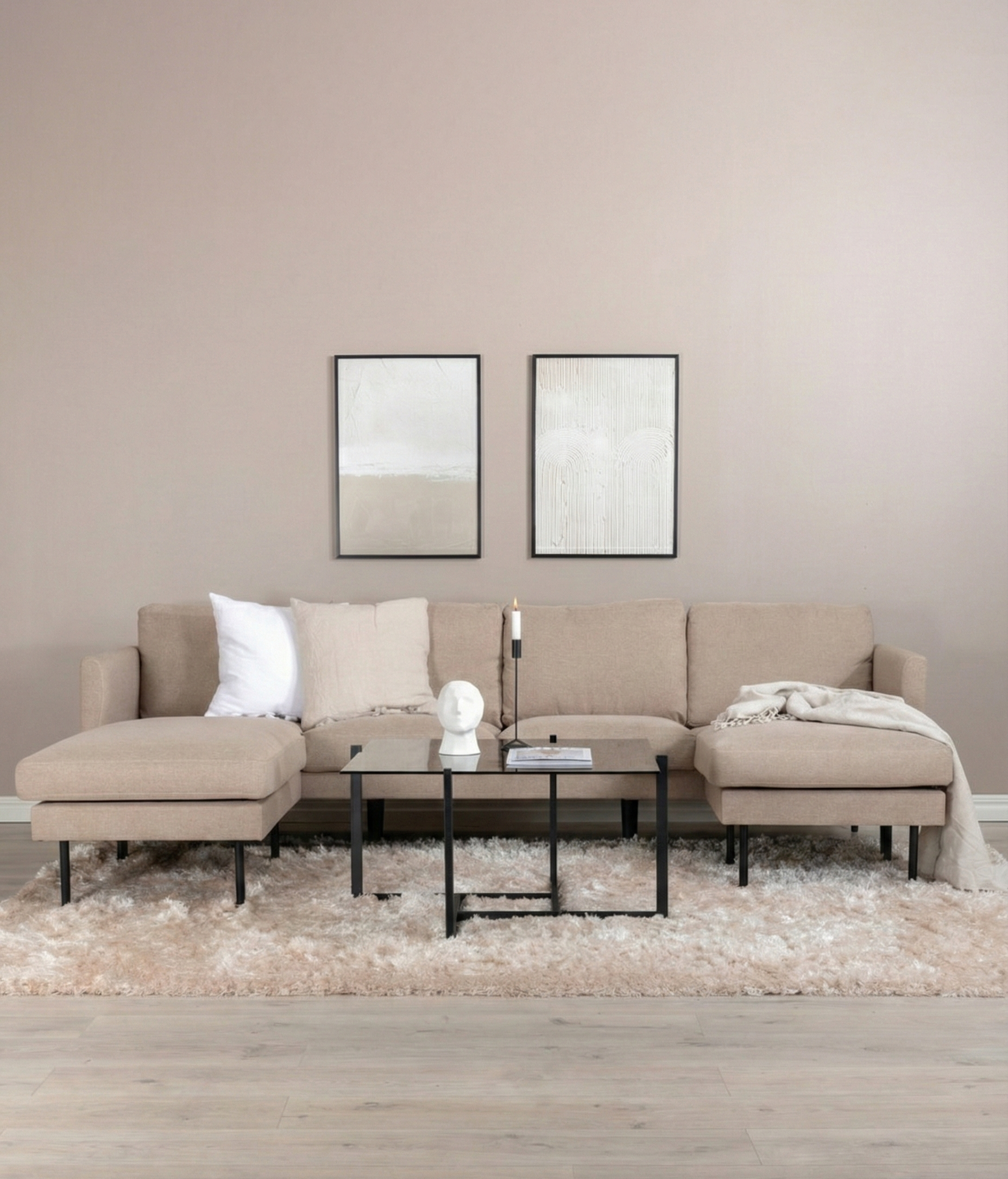 Zoom Divansoffa Beige
