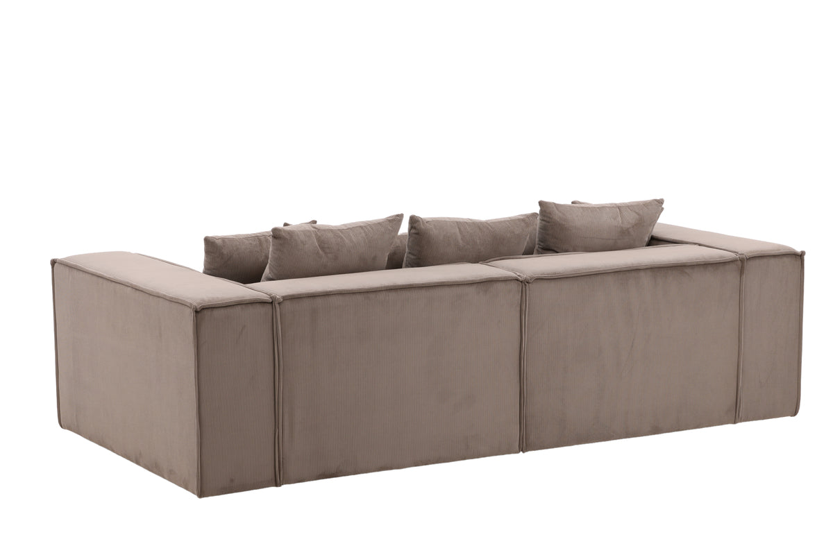 Gillholmen 3-sitssoffa – Brun Manchester