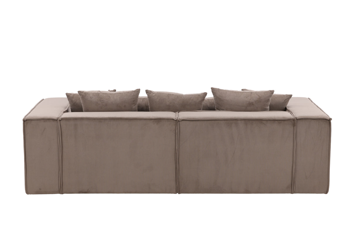 Gillholmen 3-sitssoffa – Brun Manchester