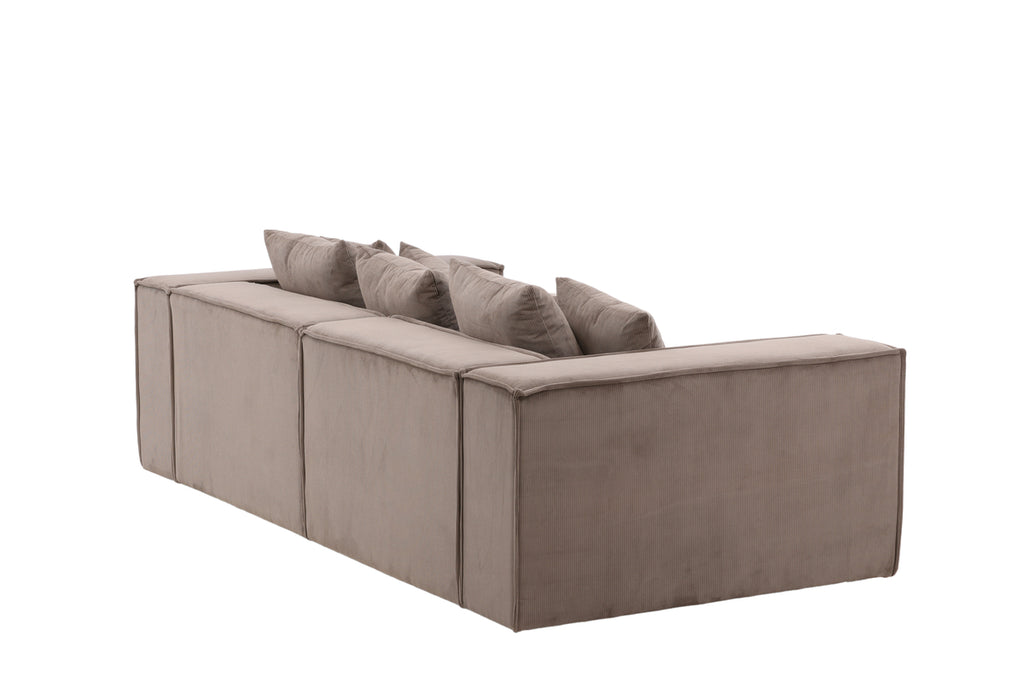 Gillholmen 3-sitssoffa – Brun Manchester