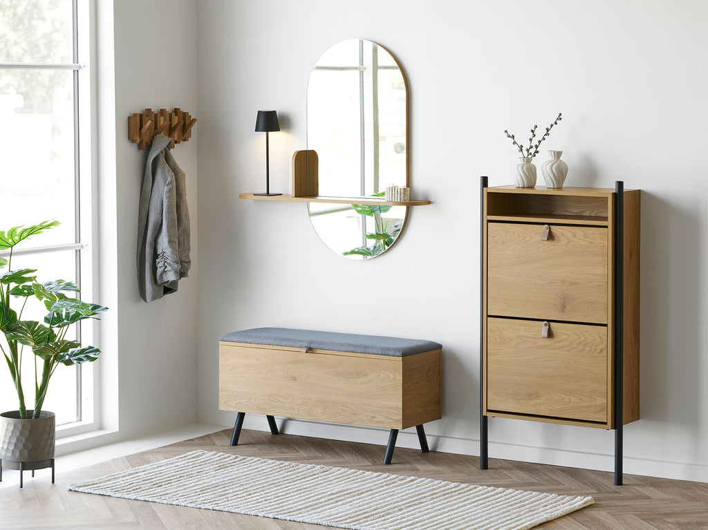 Barco Spegel med Hylla – Eklook 94,5cm