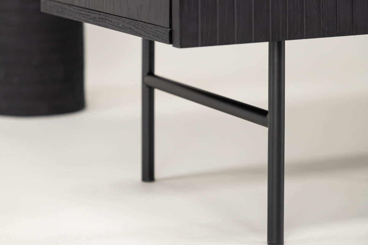 Björkön Skåp 42 x 75 x 150 Svart