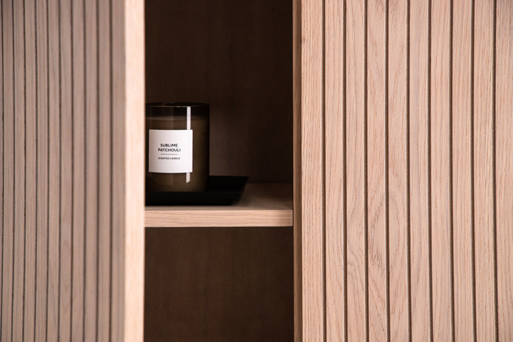 Björkön Skåp 30 x 103 x 80 Vitputsad