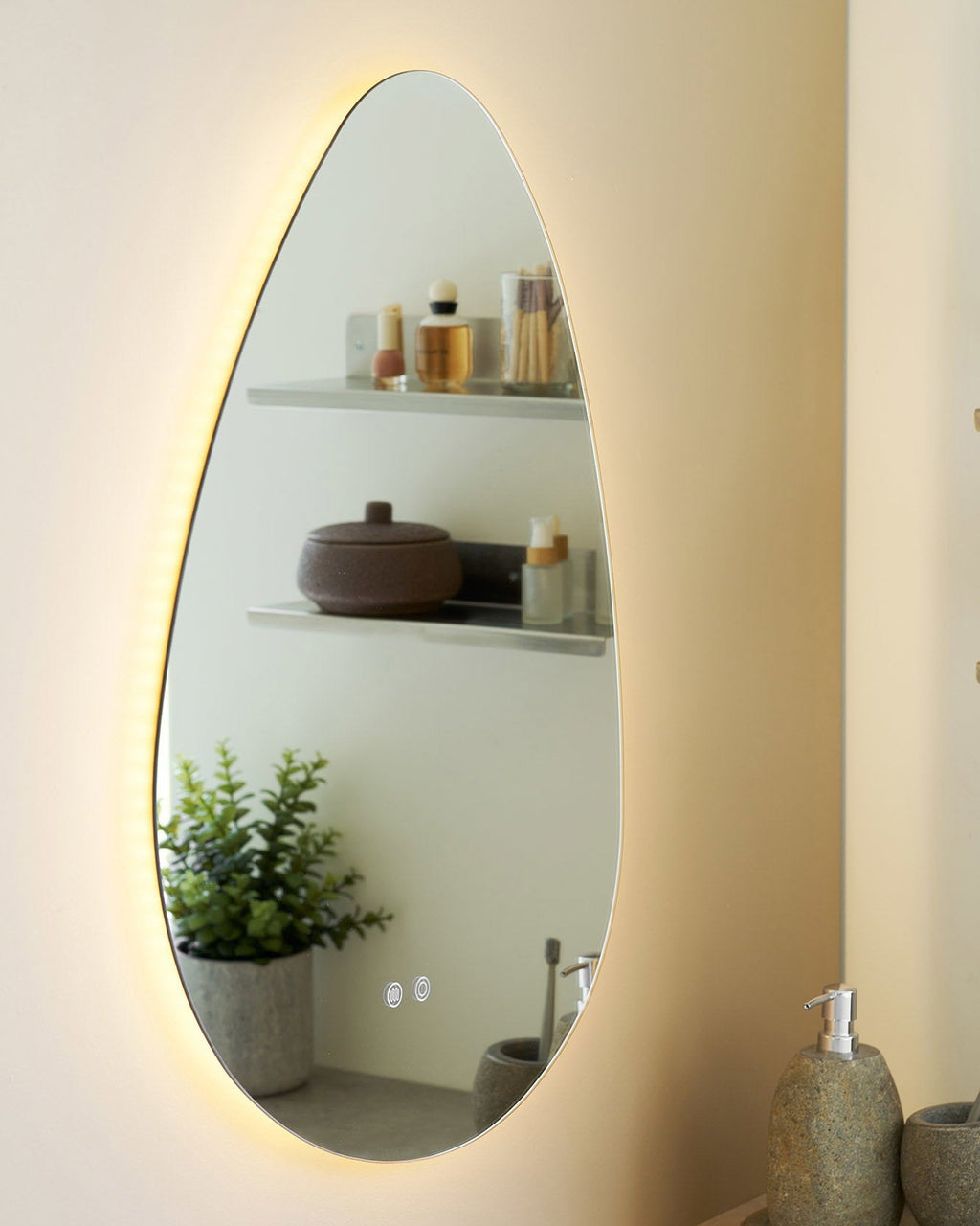 Kiama Spegel med LED-belysning