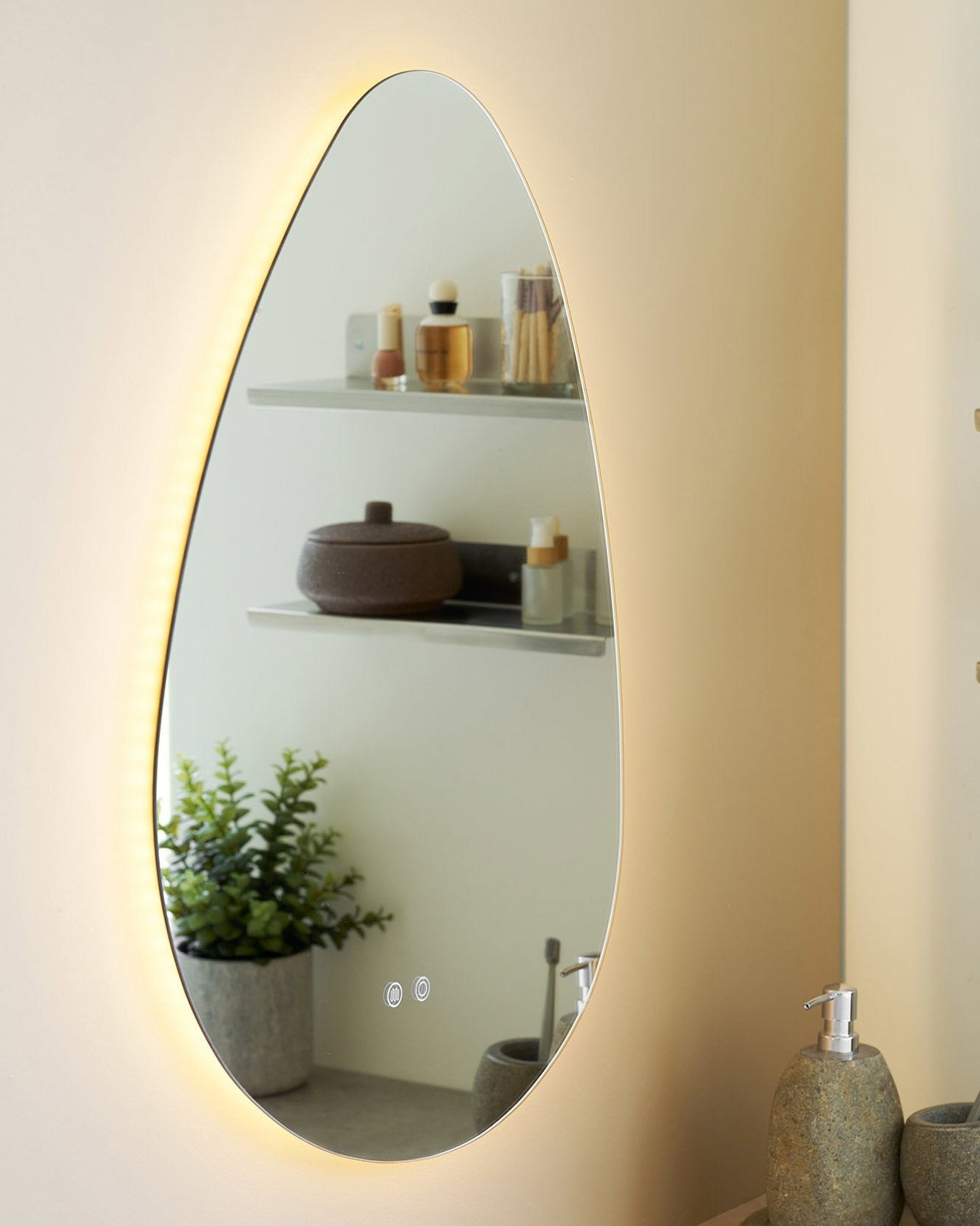 Kiama Spegel med LED-belysning