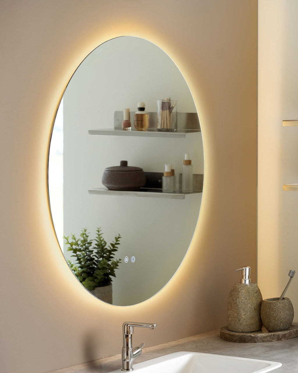 Kiama Spegel med LED-belysning