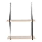 Haag Vägghylla – Svart / Natur