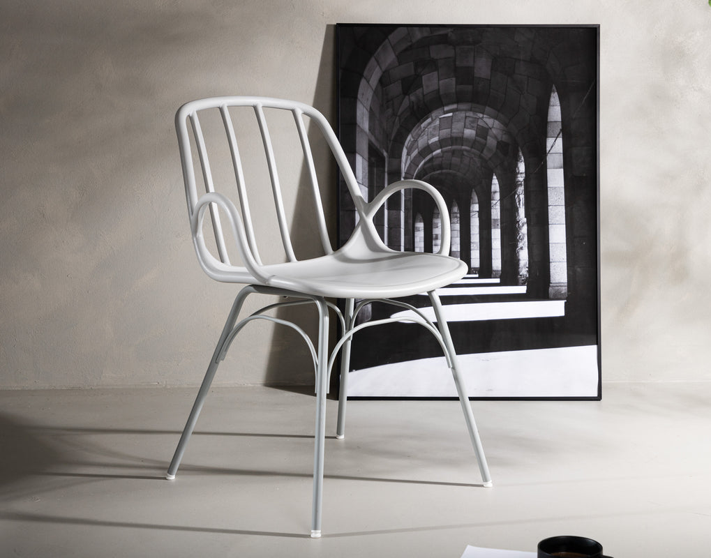 Dyrön Matstolar 2-pack Ljusgrå