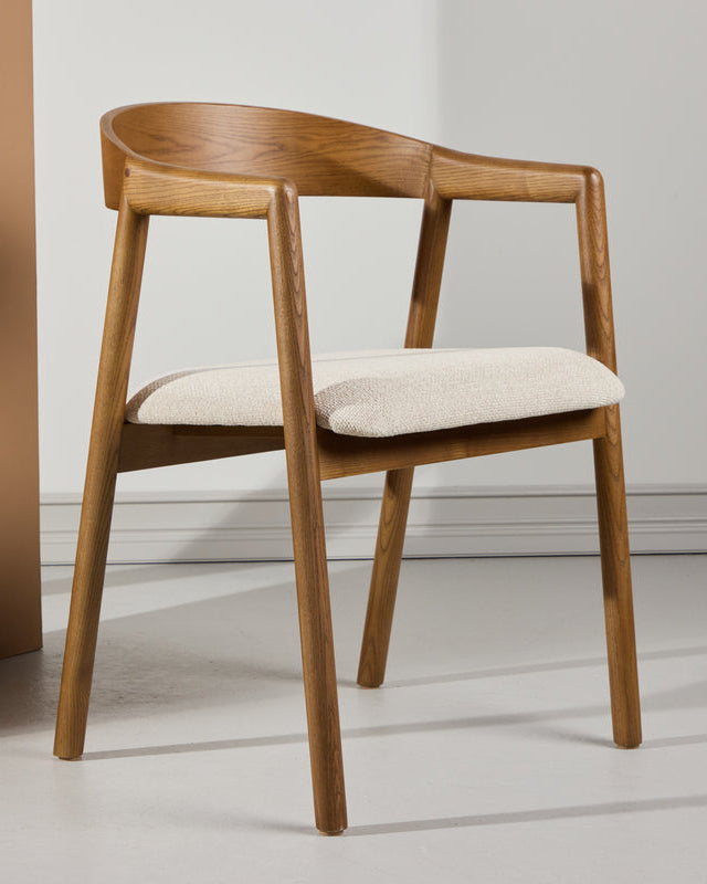 Långön Matstolar 2-pack Mörkbrun