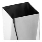 Vas i Silver – Rostfritt Stål, 8x8x23 cm