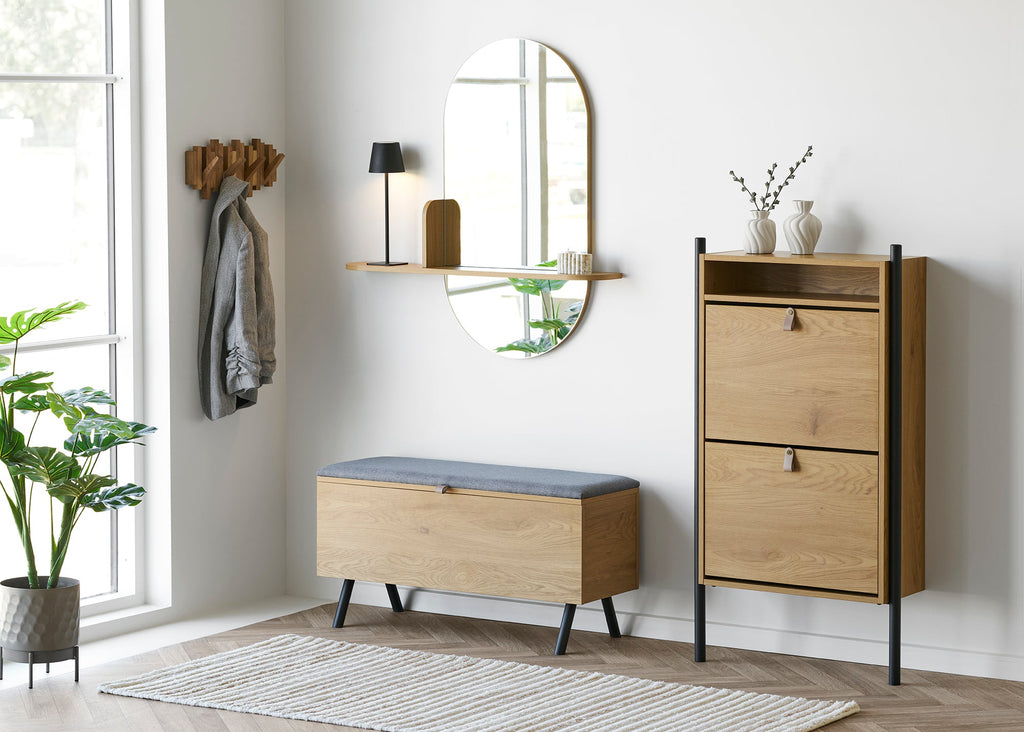 Caltra Klädhängare – Natur Ek