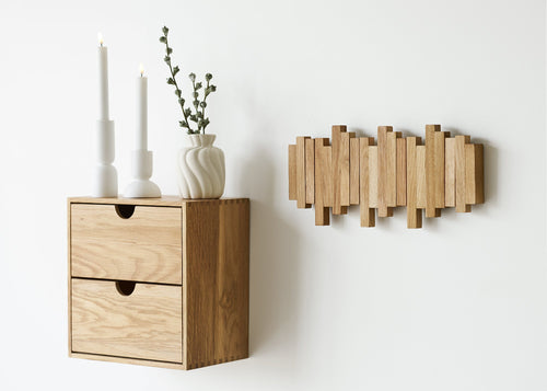 Caltra Klädhängare – Natur Ek