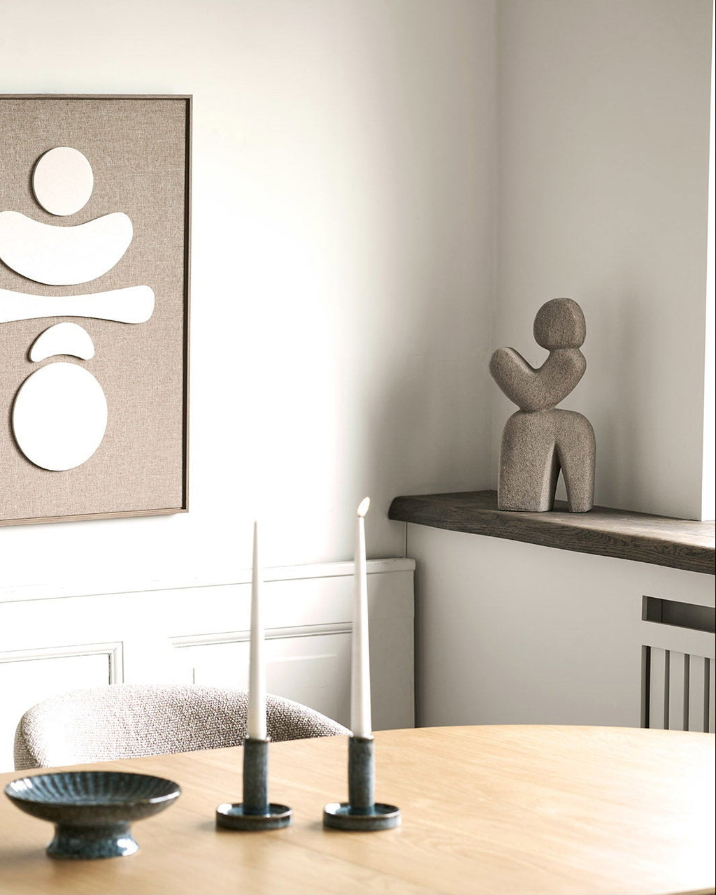 Nier Dekoration  – Brun keramik 36cm