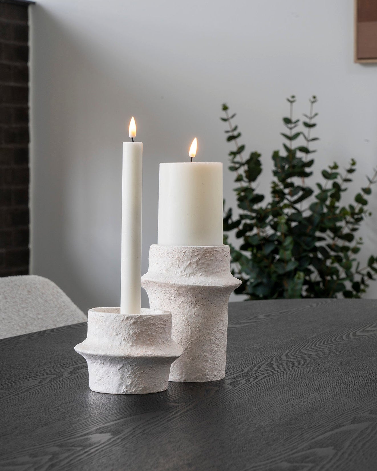 Ljusstakar Cement (Set om 2)