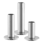 Ljusstakar – Silver (Set om 3)