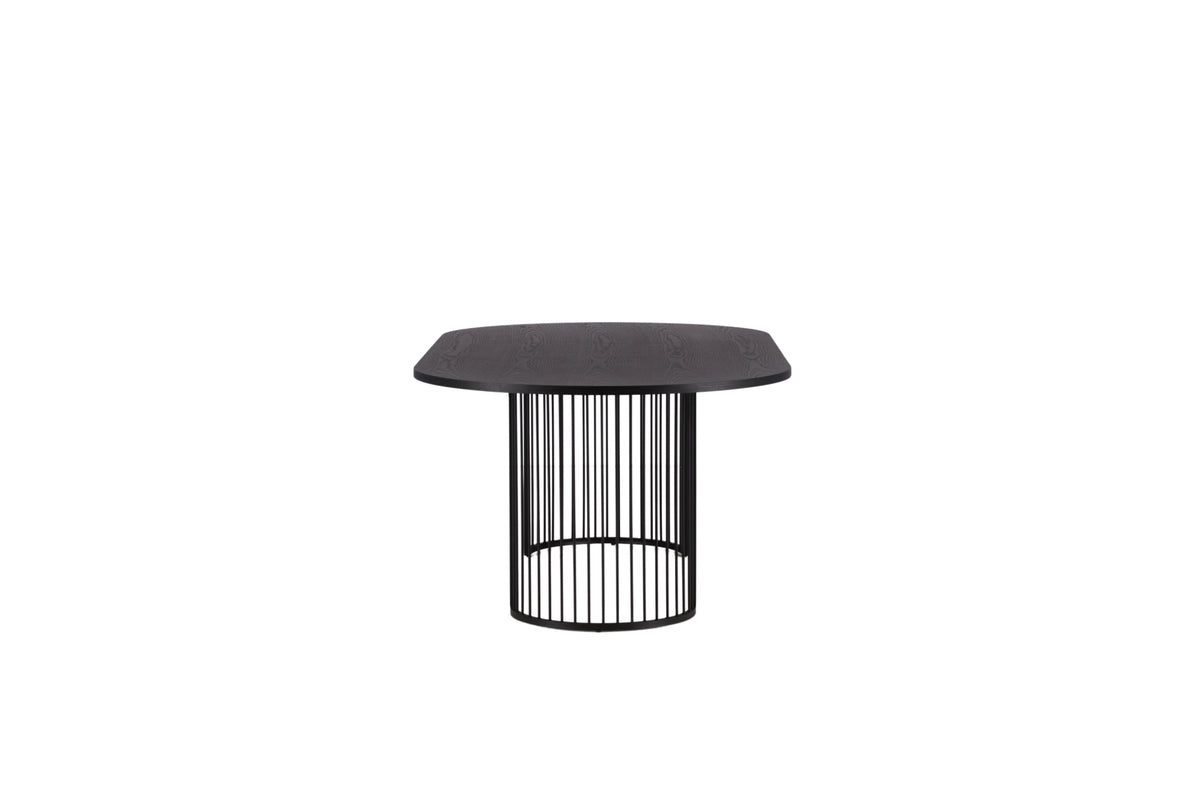 Hamneskär Ovala Matbord 220 x 110 Svart
