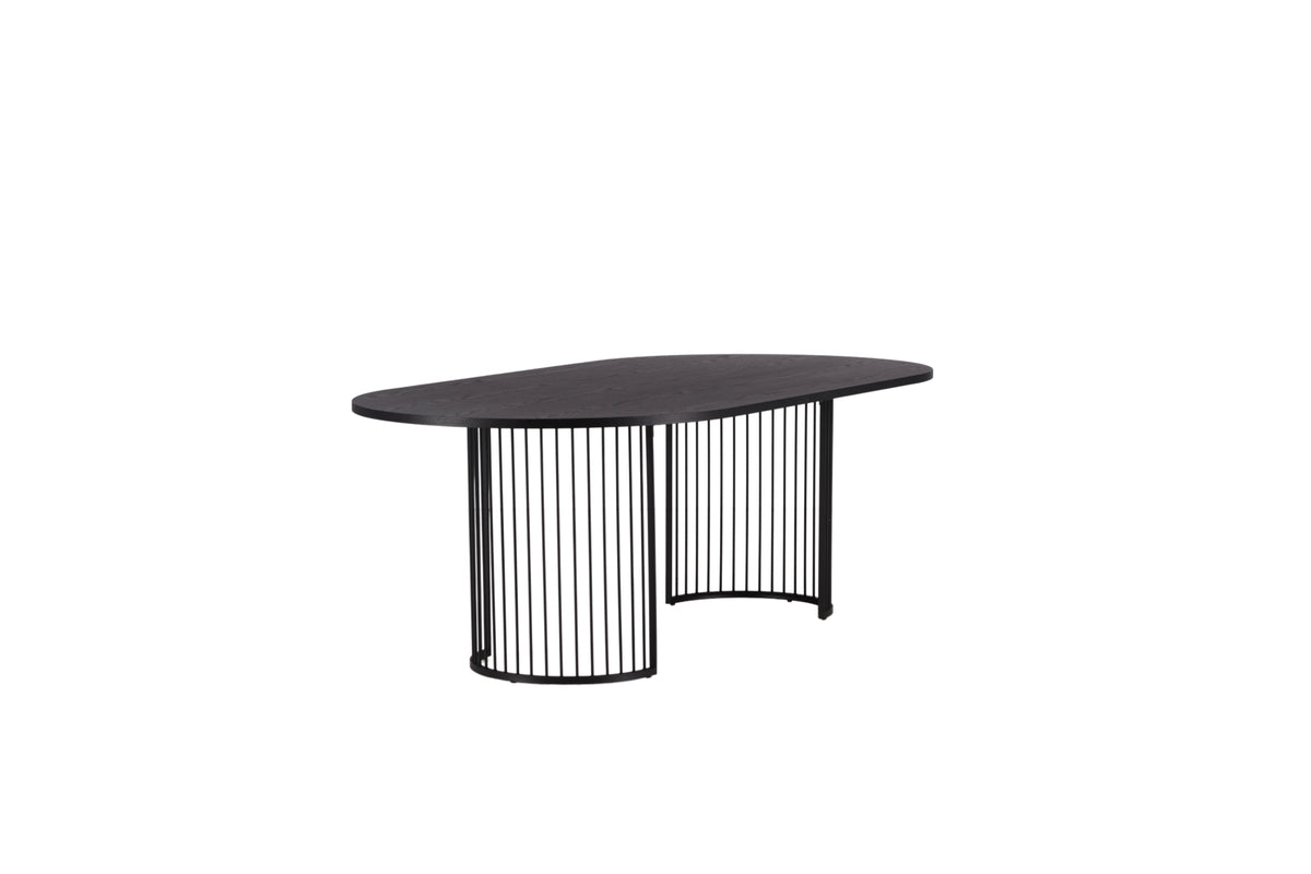 Hamneskär Ovala Matbord 220 x 110 Svart