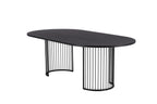 Hamneskär Ovala Matbord 220 x 110 Svart