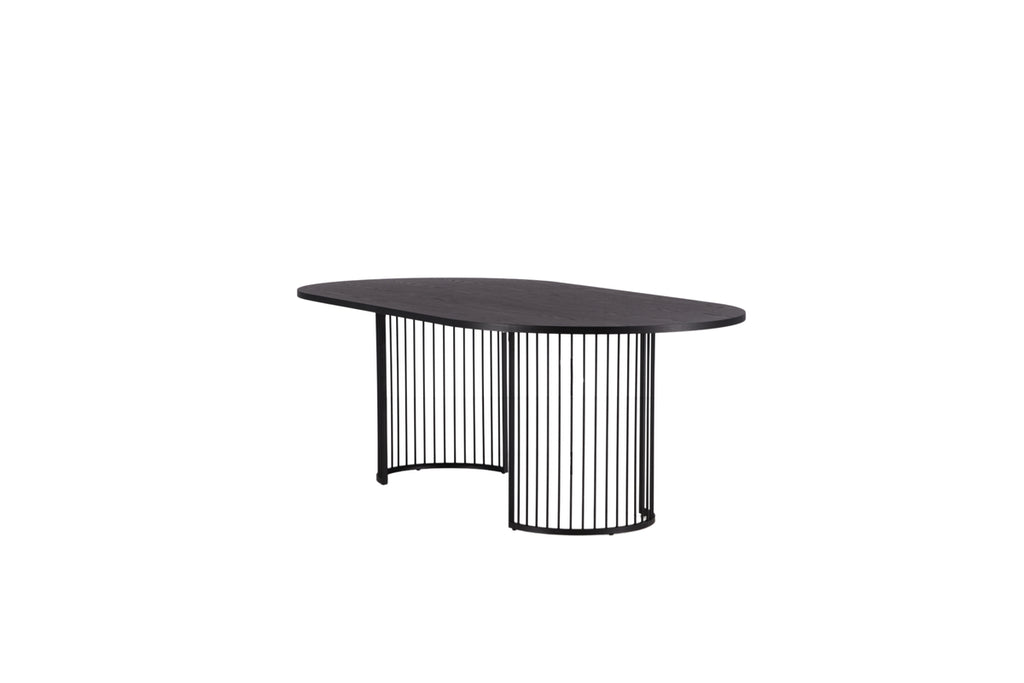 Hamneskär Ovala Matbord 220 x 110 Svart
